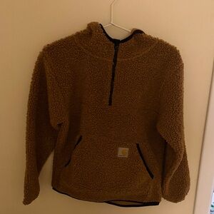 Carhartt Men's Tan Zip Up Sweater